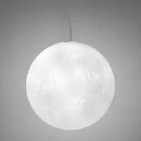 slide - suspension murano en plastique, polyéthène recyclable couleur blanc 54.51 x cm designer studio made in design
