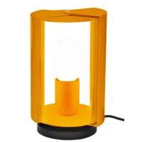 nemo - lampe de table charlotte perriand en métal, acier peint couleur jaune 62.14 x 20 cm designer made in design