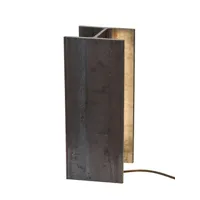 nemo - lampe à poser plus en métal, fer brut couleur métal 280 x 39.92 cm designer rudy ricciotti made in design