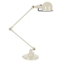 jieldé - lampe de table signal en métal, acier inoxydable couleur beige 30 x 51 21 cm designer jean-louis domecq made in design