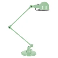 jieldé - lampe de table signal en métal, acier inoxydable couleur vert 30 x 51 21 cm designer jean-louis domecq made in design