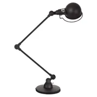 jieldé - lampe de table signal en métal, acier inoxydable couleur noir 30 x 51 21 cm designer jean-louis domecq made in design