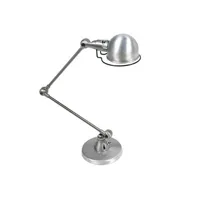 jieldé - lampe de table signal en métal, acier inoxydable brossé couleur métal 30 x 51 21 cm designer jean-louis domecq made in design
