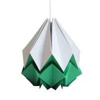 suspension origami bicolore en papier taille xl