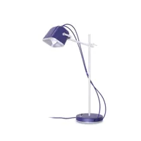 lampe à poser en aluminium violet h60cm