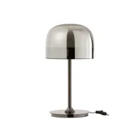 lampe de table design en verre et métal