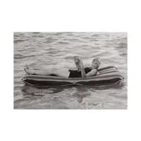 photo ancienne noir et blanc mer n°79 cadre noir 40x60cm
