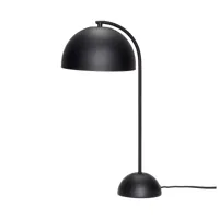lampe de table en métal noir
