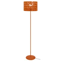 lampadaire métal orange