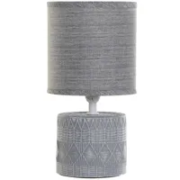 lampe en grès gris 26.5 cm