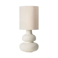 lampe à poser céramique diamètre 26cm blanc