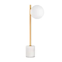 lampe de salon en fer blanc, 15x22x57 cm - lot de 2