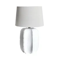 lampe de salon en céramique blanc - lot de 2