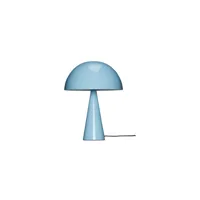 lampe de table en fer bleu claire