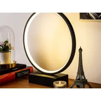 lampe de table circular 1 lampe noir