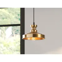 luminaire suspendu colibri 1 lampe doré