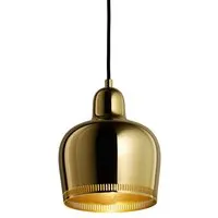 artek lampe à suspension a330s golden bell (laiton - métal)