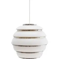 artek lampe à suspension a331 beehive (blanc / chrome - métal)