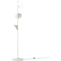 axo light lampadaire orchid à led (blanc - aluminium)
