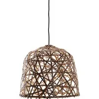 ay illuminate lampe à suspension black bird's nest (small - bambou noir)