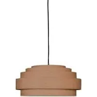 ay illuminate lampe à suspension thin wood (medium - bambou)