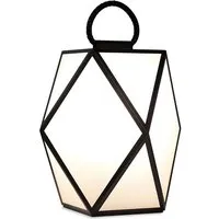 contardi lampe de table / lampadaire muse outdoor pour extérieur (medium noir - acrylique, métal et cuir)