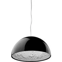 flos lampe à suspension skygarden 2 (noir brillant - plâtre verni)