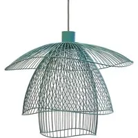forestier lampe à suspension papillon small (gris bleu - métal)
