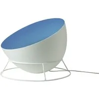 in-es.artdesign lampadaire h2o f (blanc / bleu - acier et nebulite)