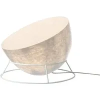 in-es.artdesign lampadaire h2o f nebulite (blanc - acier et nebulite)