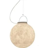 in-es.artdesign lampe à suspension pour extérieur luna 1 out (blanc - nebulite)