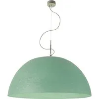 in-es.artdesign lampe à suspenson mezza luna 2 nebulite (turquoise - laprene, acier et nebulite)