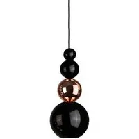 innermost lampe à suspension bubble (noir et cuivre - acier)