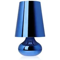 kartell lampe de table cindy (bleu - abs métallisé)