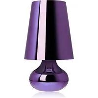 kartell lampe de table cindy (violet - abs métallisé)
