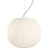 luceplan lampe à suspension lita structure blanche ø 30 cm d92s30+d92/3