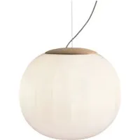 luceplan lampe à suspension lita structure en frêne ø 30 cm d92s30+d92/3