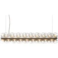 moooi lampe à suspension prop light double (2700k - pmma et verre)