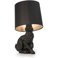 moooi lampe de table rabbit lamp (noir - polyester)