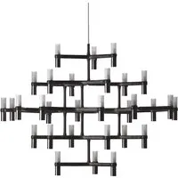 nemo lampe à suspension crown major (noir - aluminium)
