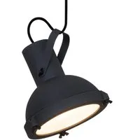 nemo lampe à suspension projecteur 165 (anthracite / bleu foncé - aluminium et verre)