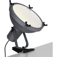nemo lampe avec une pince projecteur 165 (anthracite / bleu foncé - aluminium et verre)