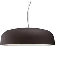 oluce lampe à suspension canopy (bronze ø 90 cm - aluminium)