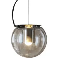 oluce lampe à suspension the globe (large - verre souflé)