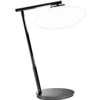 penta light lampe de table mamì (large - métal noir opaque et verre soufflé)