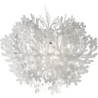 slamp lampe à suspension fiorella (blanc - cristalflex® - opalflex®)