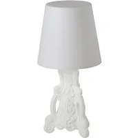 slide lampe de table pour intérieur lady of love (blanc lait - polyéthylène)