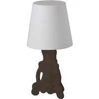 slide lampe de table pour intérieur lady of love (chocolat / gris - polyéthylène)
