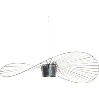 petite friture lampe à suspension vertigo (grand / scarabée noir irisé - fibre de verre et polyuréthane)