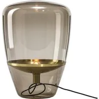 brokis lampadaire balloons large (brun fumé / laiton - verre soufflé et métal)